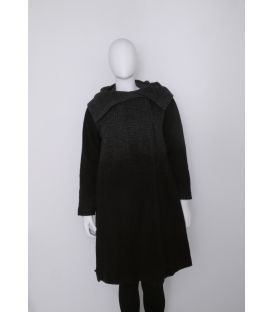 Manteau laine chiné de gris 2756-KK